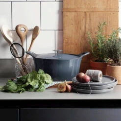 Cuisinox Gietijzeren Braadpan Ø24 Cm Denim Blue -Patisse Verkoop 101 3231 2 1