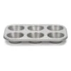Patisse Muffinvorm 6 Vaks Zilver -Patisse Verkoop 101 6261 1
