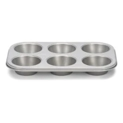 Patisse Muffinvorm 6 Vaks Zilver