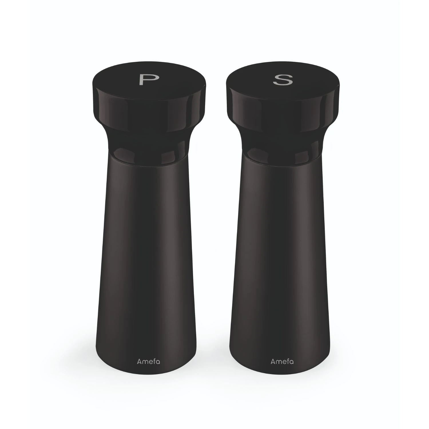 Amefa Modern Shade Peper En Zout Set 15 Cm Zwart 3 Amefa Modern Shade Peper En Zout Set 15 Cm Zwart