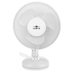 Lentz 80022 Tafelventilator Ø23 Cm Wit